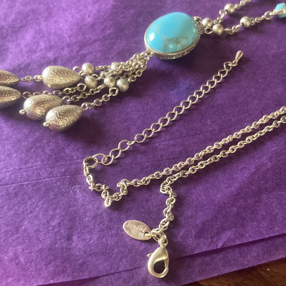Lia Sophia turquoise look Neaklace